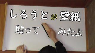 【200万円の家】壁紙貼り前編