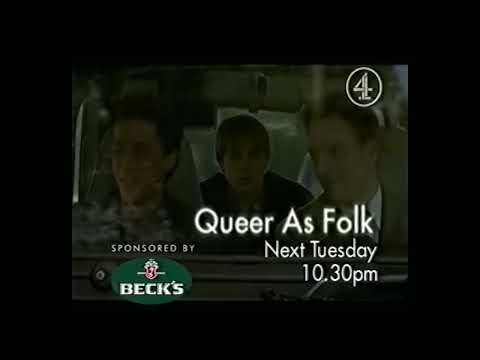 Channel 4 trailer still for the UK Queer as Folk — Canal Street night and neon pulse that shaped the soundtrack