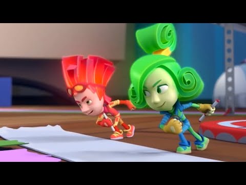 The Fixies | Obstacle Course | Videos For Kids | Cartoons For Kids - Kingdom Kids Zone, Little Learners - The Fixies