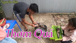 Cá lóc nướng trui