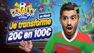 ⚽️ Jeu Penalty Shoot Out au Casino  ⭐Je transforme 20€ en 100€