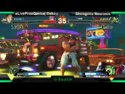 SS2K12 AE2012: Dakou (Ryu) vs Shungoku Neurosis (Bison) - Day 1 (Winners Pool Match)