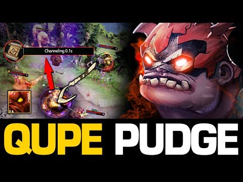 OMG!! Qupe Pudge GOD - PERFECT TIMING Hook ANTI-BKB TP from Lifestealer | Pudge Official