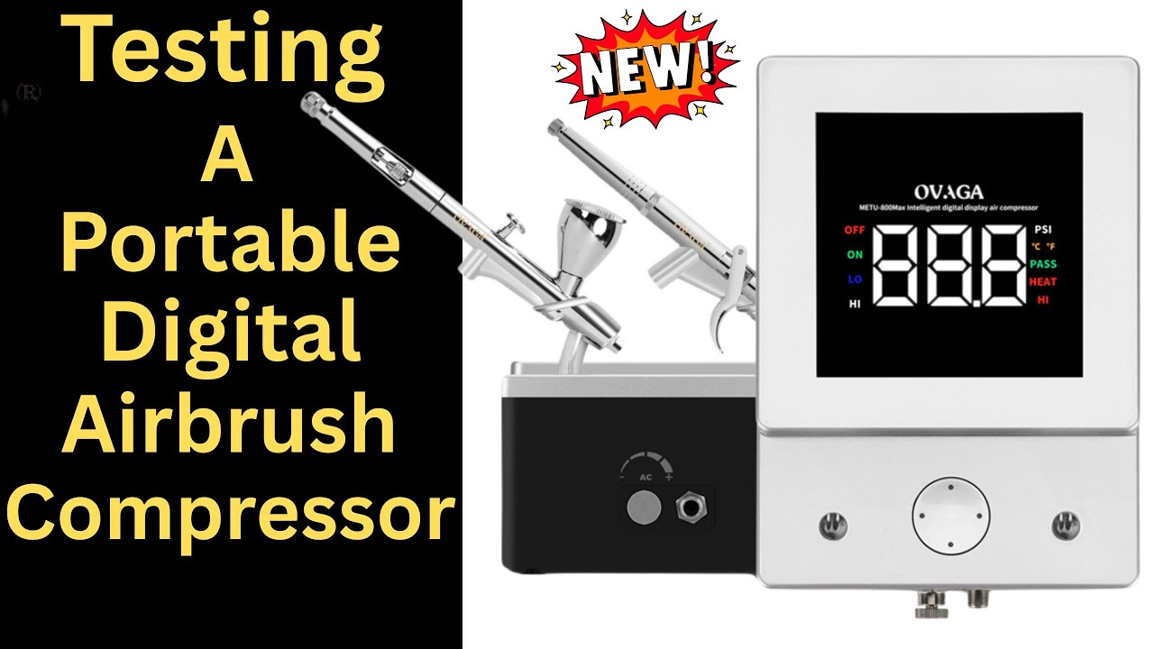 Testing a Portable Digital Air Compressor For Airbrushing