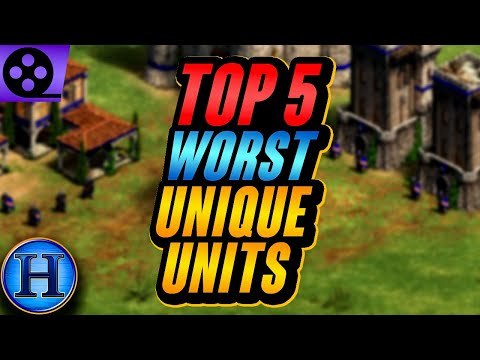 Top 5 Worst Unique Units in AoE2