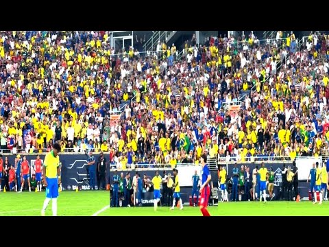 When Endrick sub in brazil fans goes wild #footballnews #footballupdate