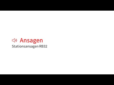 [Ansagen] RB32 | Saalfeld - Blankenstein