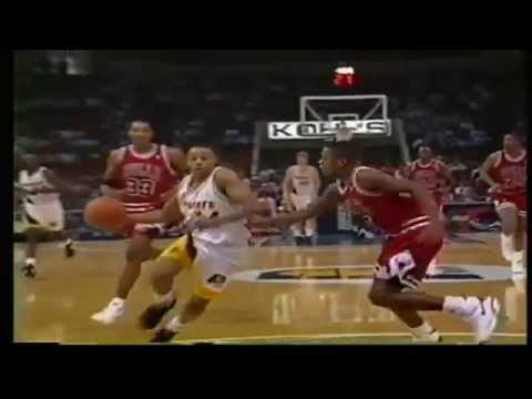 Michael Jordan vs Reggie Miller ,Fight from 1993