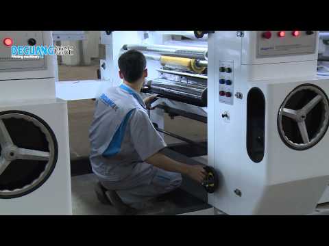 Adjustment of high speed rotogravure printing machine