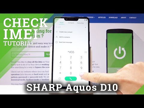 How to Find IMEI & Serial Number in SHARP D10