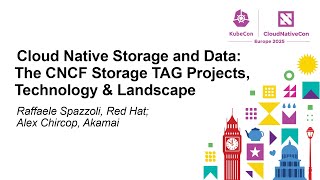 Cloud Native Storage and Data: The CNCF Storage TAG Projects, Te... Ra