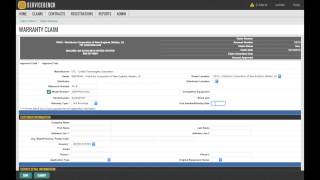 Service Bench - Unit Exchange Warranty Claim