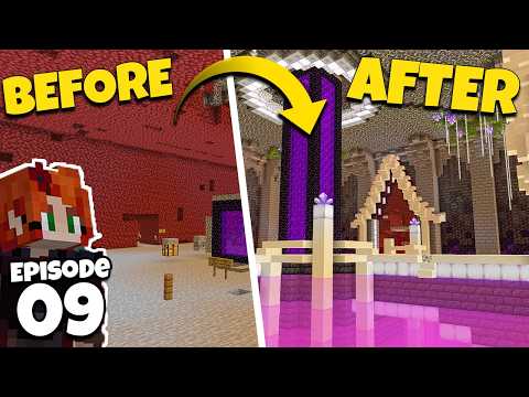 I Transformed the NETHER HUB on Hermitcraft! - Episode 9