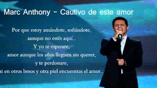 Marc Anthony - Cautivo De Este Amor ( Version Salsa + Letra