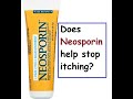 Does Neosporin Help Stop Itching