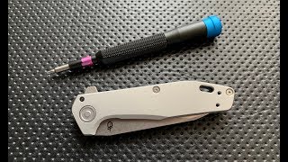 How to disassemble and maintain the Gerber Knives Fastball Pocketknife