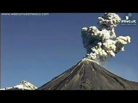 Spectacular volcanic eruptions in Mexico