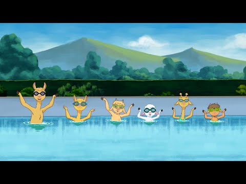 Swimming in Nature 🦙 Llama Llama 🦙