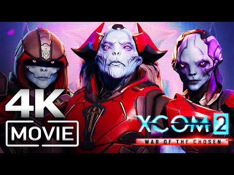 XCOM 2: WAR OF THE CHOSEN All Cutscenes (Game Movie) 4K 60FPS Ultra HD