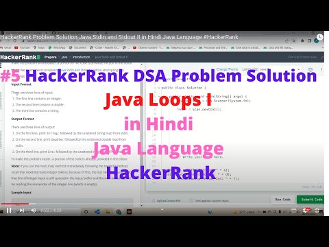 5 Hackerrank Java Loops I Dsa Problem Solution In Hindi Java Language Hackerrank