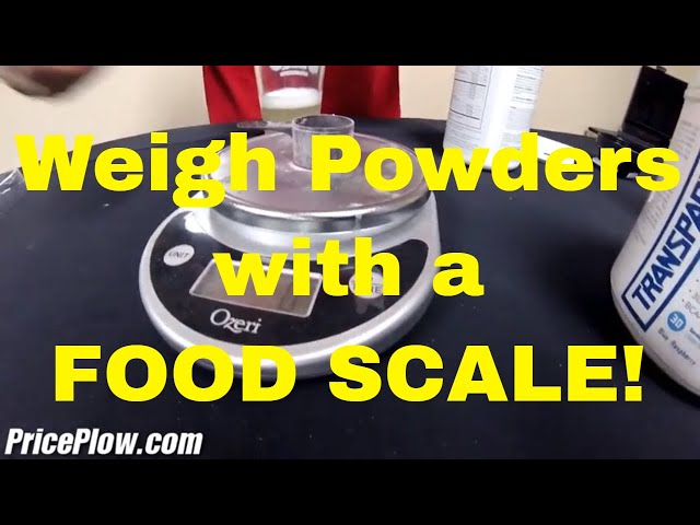 Why Measure Supplements with a Food Scale