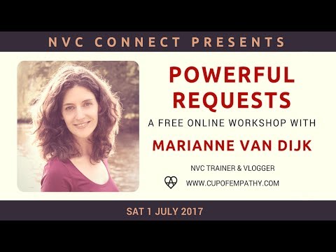"Powerful Requests" by Marianne Van Dijk | an NVC Connect workshop
