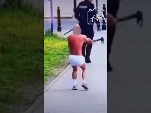 Groził policji siekierą Warszawa #dlaciebie #dc #viral #foryou #tiktok #polska #policja #warszawa