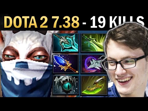 Meepo Gameplay Miracle with 19 Kills and Skadi - TI14
