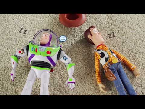Toy Story 4 - Drop Down Action Buzz & Woody Feature Toys
