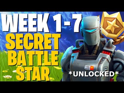 ALL SEASON 6 SECRET BATTLE STAR LOCATIONS - WEEK 1 - 7