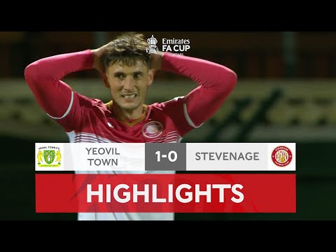 Wakefield Grabs Winner For Yeovil | Yeovil Town 1-0 Stevenage | Emirates FA Cup 2021-22