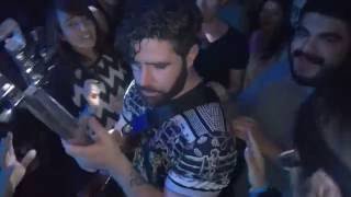 FOALS Yannis Stage dive Two Steps Twice The Aztec Theater San Antonio Texas 10/08/2016