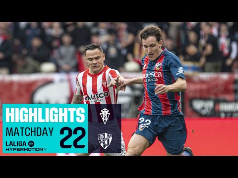 Highlights Real Sporting vs SD Huesca (0-0)