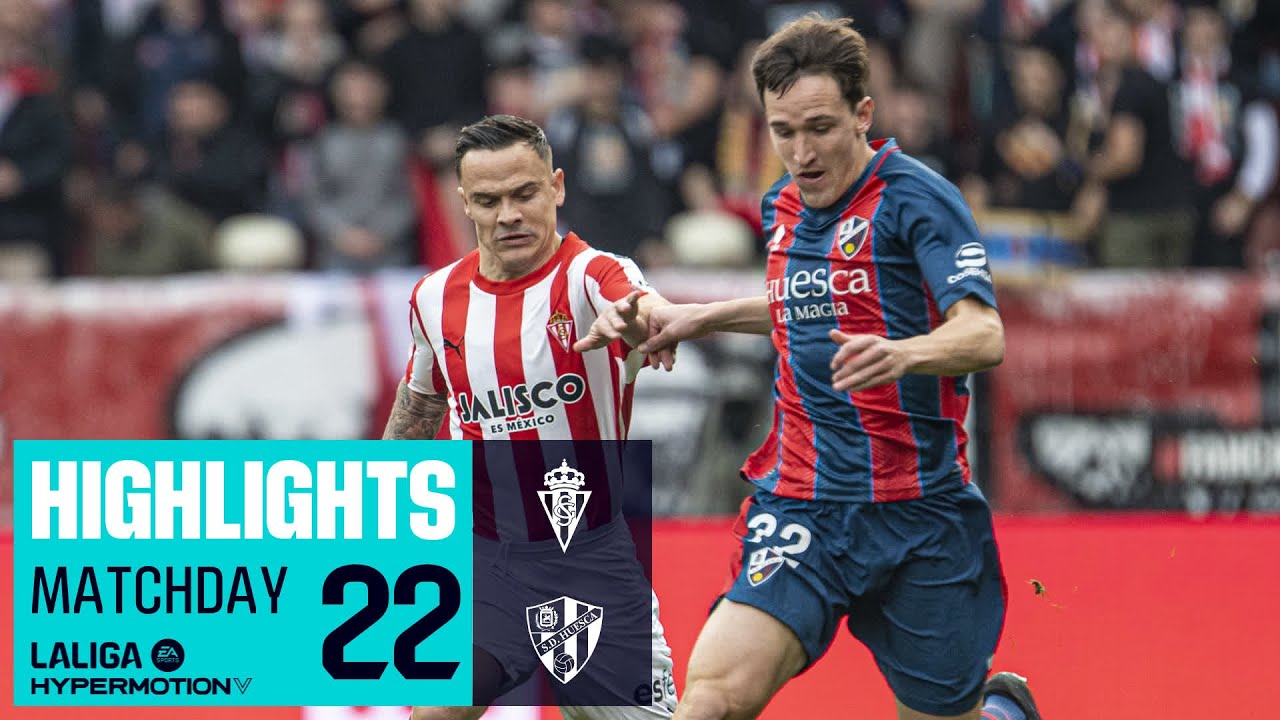 Sporting Gijón vs Huesca highlights