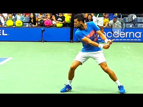 Novak Djokovic Backhand [Slow Motion]