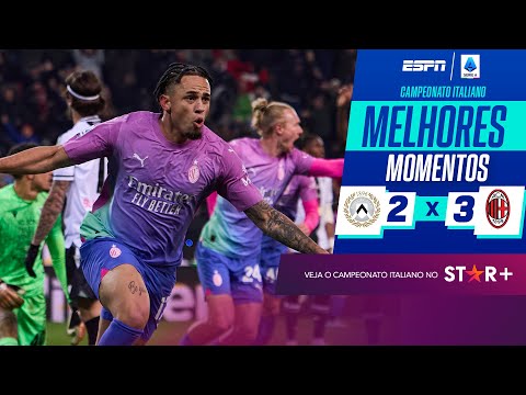 Gols e lances de Udineze x Milan