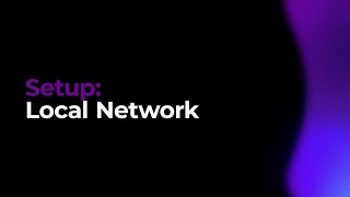 Local Network Setup | BrightSign