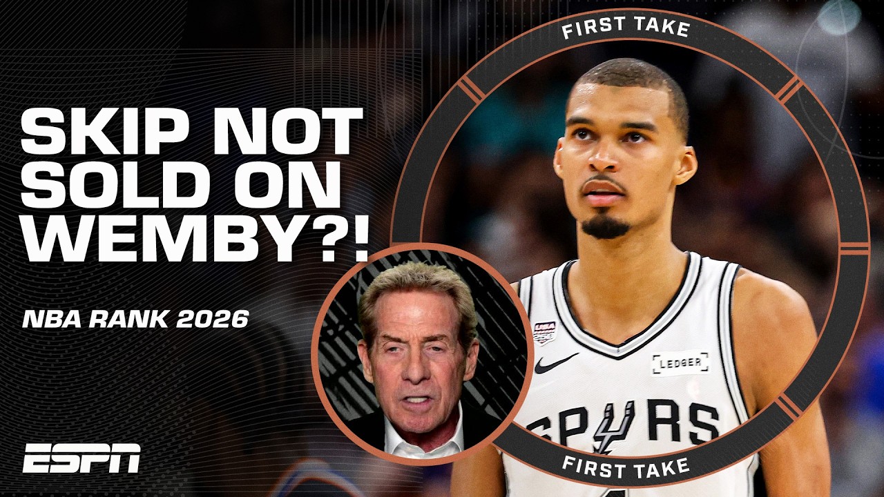 ‘I’M NOT SURE ABOUT HIS CLUTCH GENE!’ 😳 Skip Bayless questions Wemby | First Take