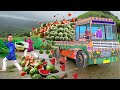 Lalchi Truck Driver Watermelon Overload Dump Truck Ghat Road Hindi Kahani Moral Stories Comedy Video