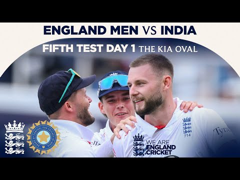 Atkinson Returns With Wickets  | Highlights - England v India Day 1 | Rothesay Test 2025