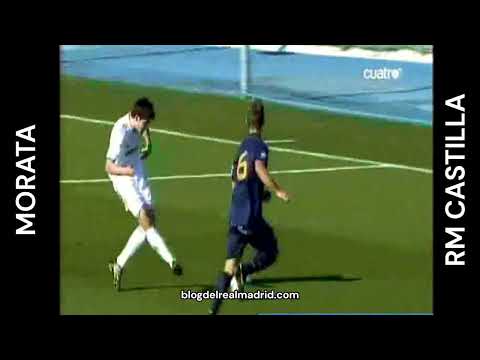 Gol de Morata con el Castilla RM ante UD Las Palmas