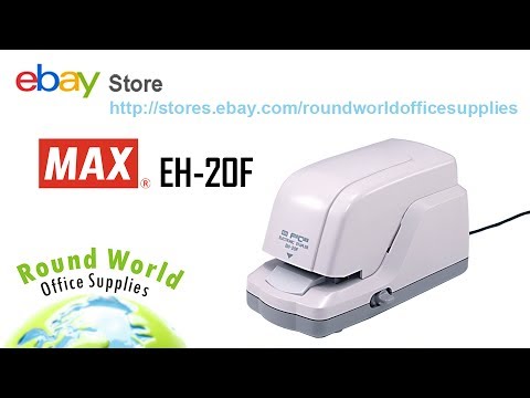 MAX EH-20F Electronic Flat Clinch Stapler (2 - 20 pages) 100V - 220V