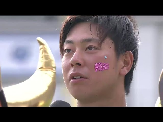 バファローズ・園部選手ヒーローインタビュー 2016/7/3 M-Bs