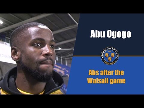 INTERVIEW | Abu Ogogo post Walsall (H) - Town TV