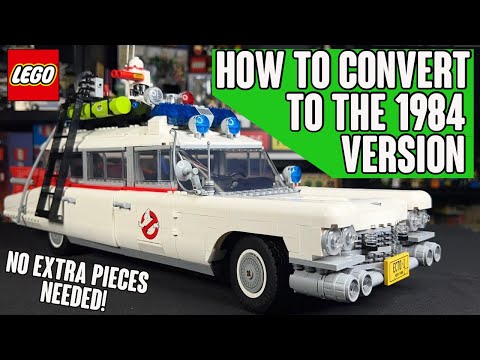 How to Convert the LEGO Ghostbusters Ecto-1 into the 1984 Version EASY!