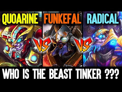 FUNKEFAL-vs-RADICAL-vs-QUOARINE - Epic Battle Between Tinker Gods-Dota 2