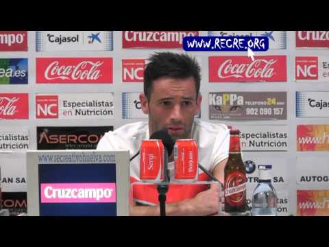 Rueda de prensa de Arana tras el Recre 3 - Mallorca 1