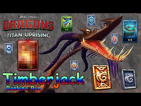 Dragons: Titan Uprising / Timberjack Ranking Run / Full Battle / BP 8200+