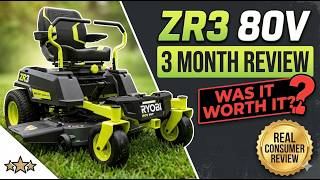 Ryobi ZR3 80V Zero Turn Mower – 3 Month Review | Was It Worth It?