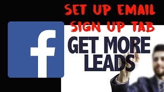 How To Add Email Sign Up Tab To Your Facebook Page (Link To Email Marketing CRM)